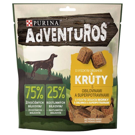 ADVENTUROS 90g s krůtí příchutí a brusinkovou šťávou