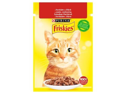 FRISKIES kapsička 85g s hovězím