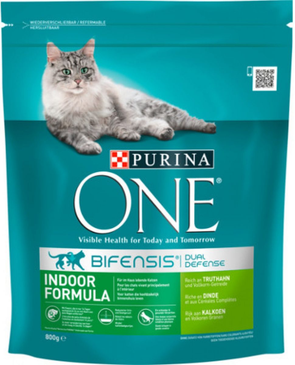 Purina ONE BIFENSIS Indoor s krůtím a celozrnnými obilovinami 800g