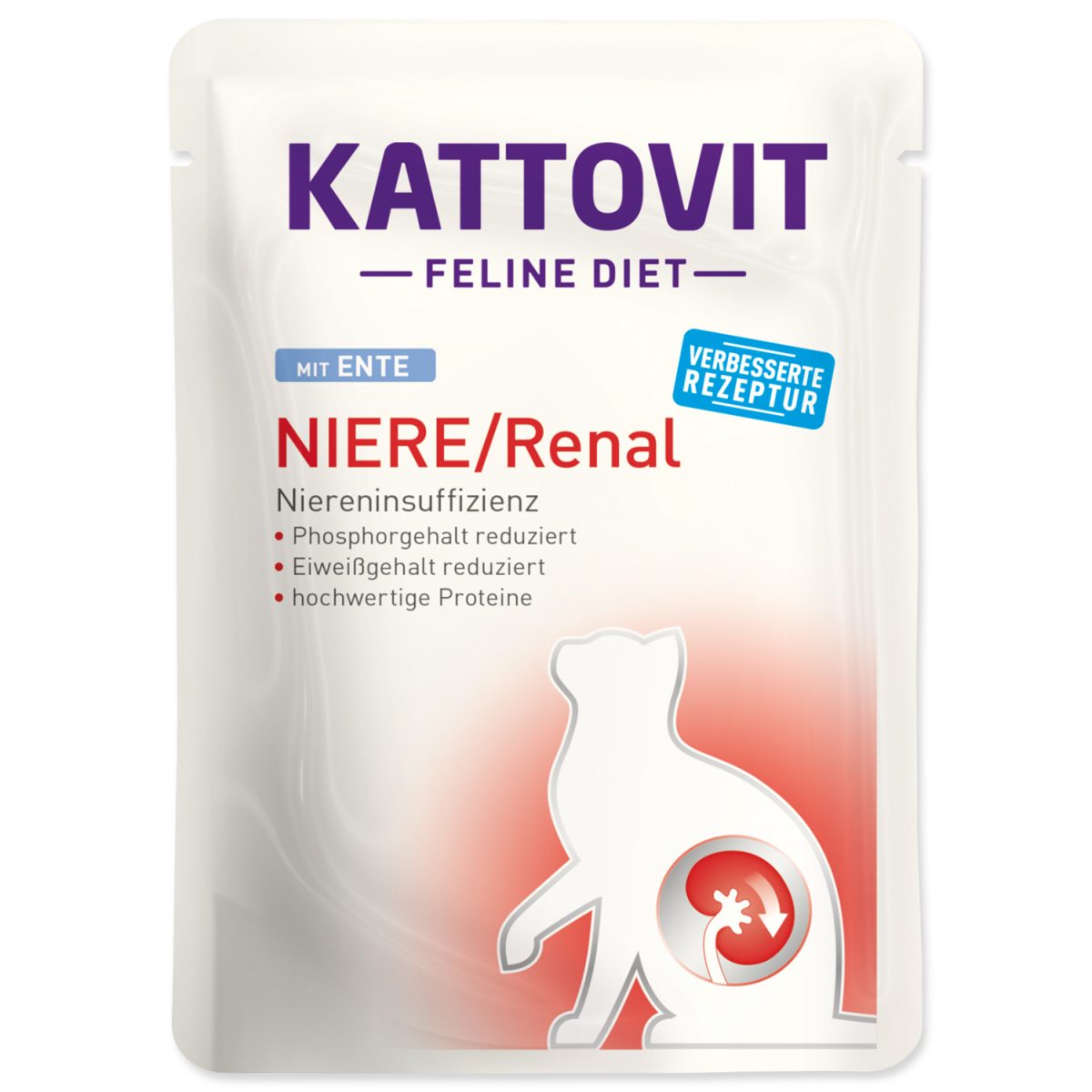 Kapsička KATTOVIT FELINE DIET  Kidney-diet/Renal duck 85g