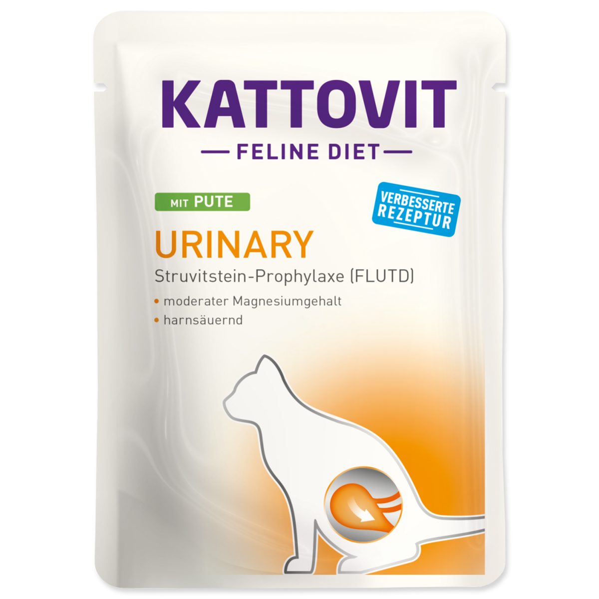 Kapsička KATTOVIT FELINE DIET Urinary turkey 85g