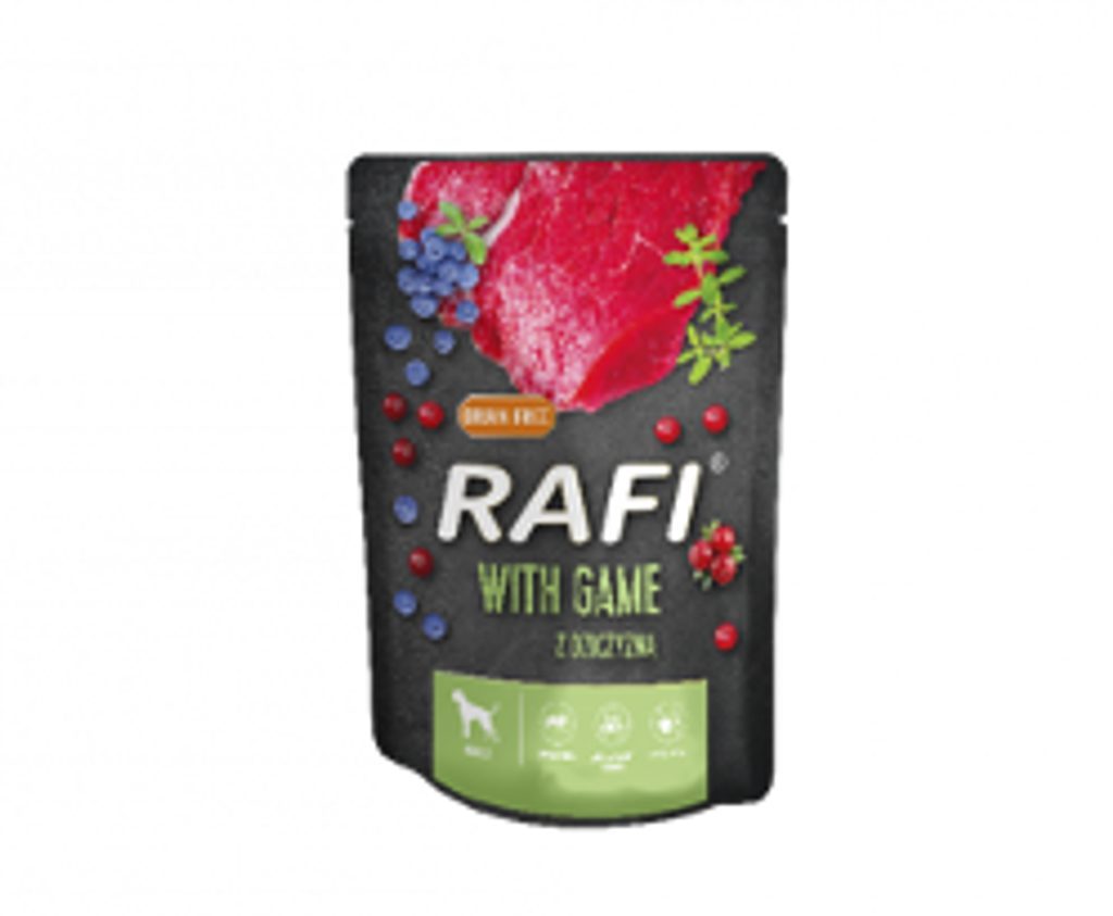 RAFI zvěřina pro psy - kapsička 300g
