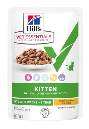 Hills VetEssentials  MULTI-BENEFIT kapsička s kuřetem pro koťata 12 x 85 g
