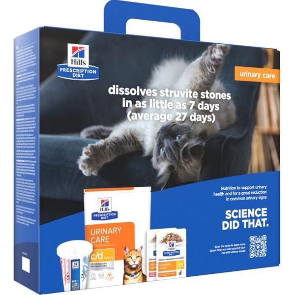 Hills Prescription Diet  Feline c/d Multicare 400g+(2x85g)