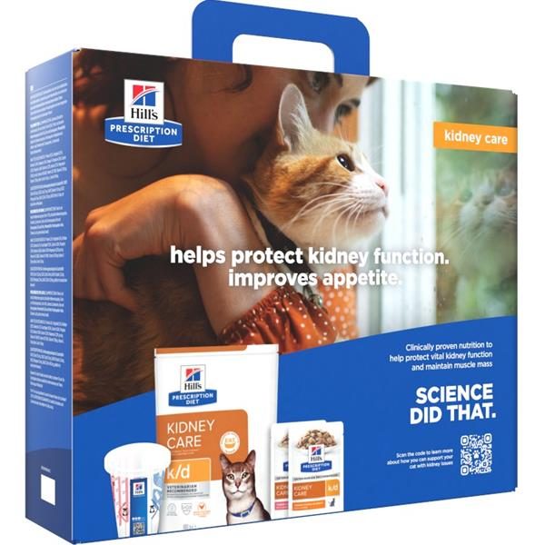 Hills Prescription Diet  Feline k/d 400g+(2x85g)