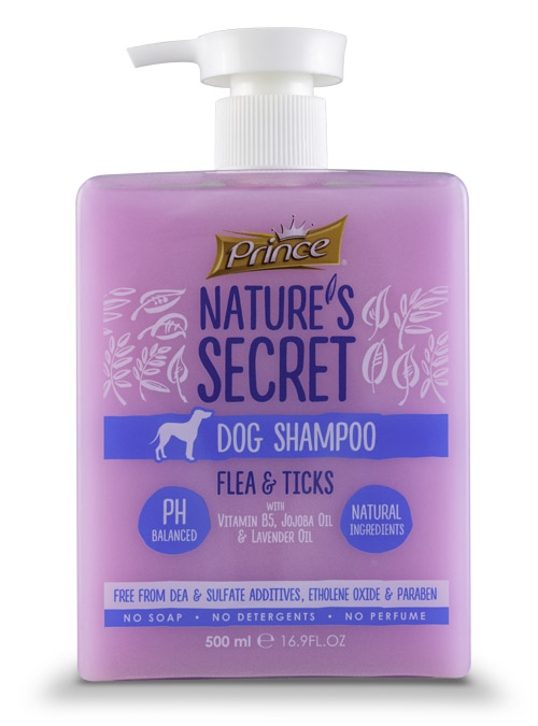 NATURE´S SECRET DOG SHAMPOO FLEA & TICK 500 ml