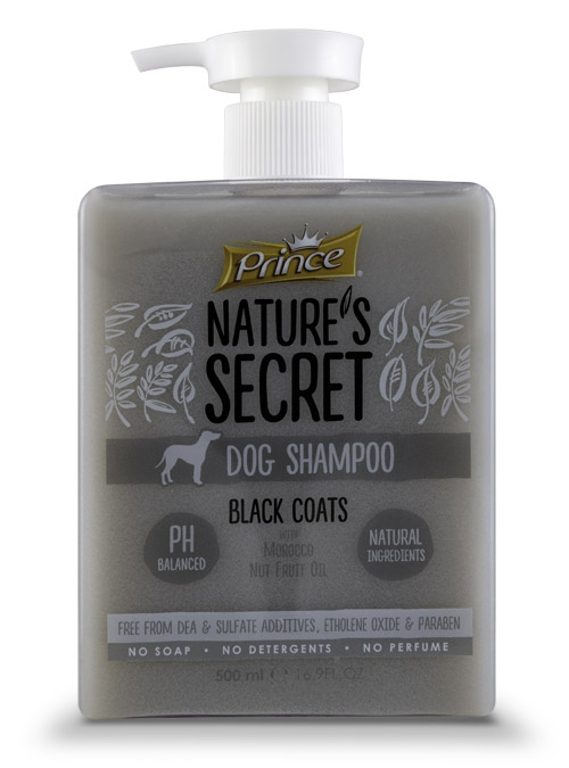 NATURE´S SECRET DOG SHAMPOO BLACK COATS 500 ml