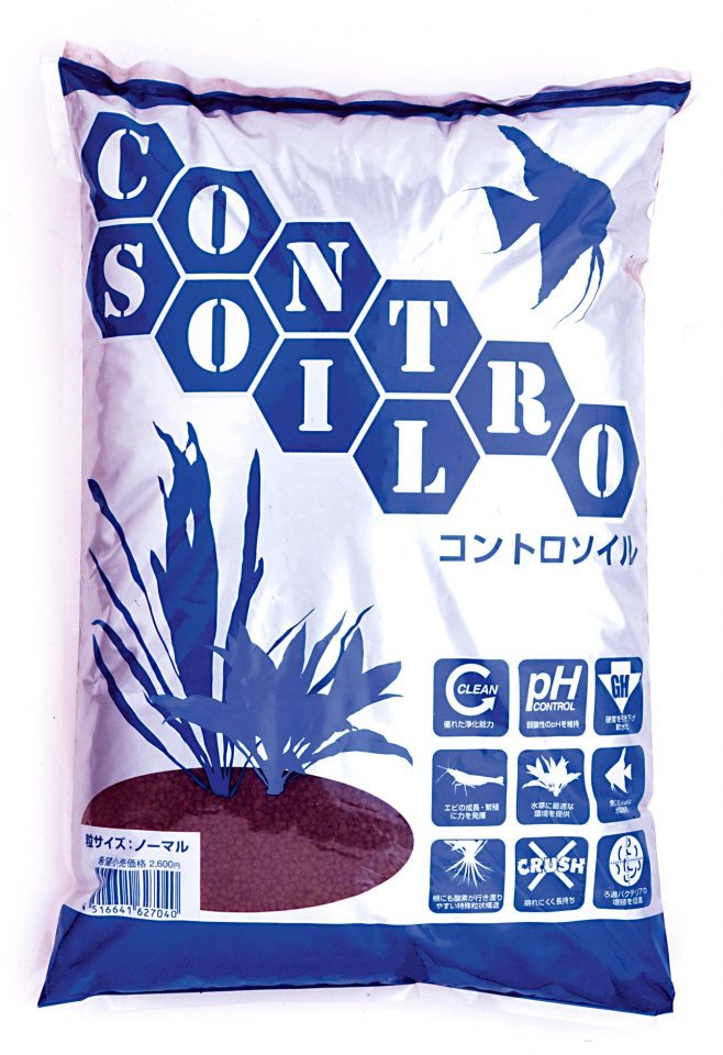 Controsoil 10l Powder hnědý japonský substrát