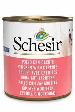 Schesir Dog konz. Adult kuře/mrkev 285g