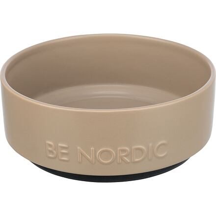 BE NORDIC keramická miska, 0.5l / 16 cm, šedohnědá
