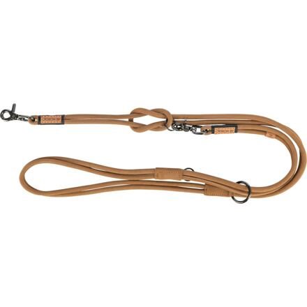 BE NORDIC prodlužovací kožené kulaté vodítko, XS-L: 2.00 m/ ø 8mm, hnědá