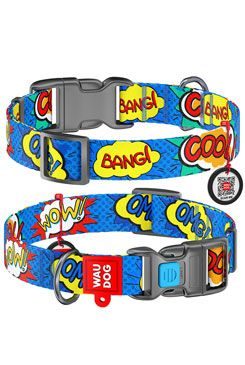 Obojek nylon OMG! QR (35-58cm/2,5cm)