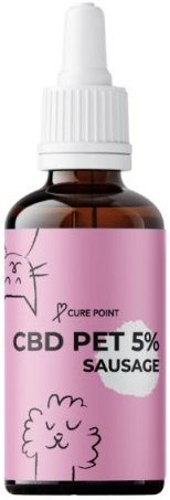 Cure Point CBD PET 5% Olej pro psy Sausage 10ml