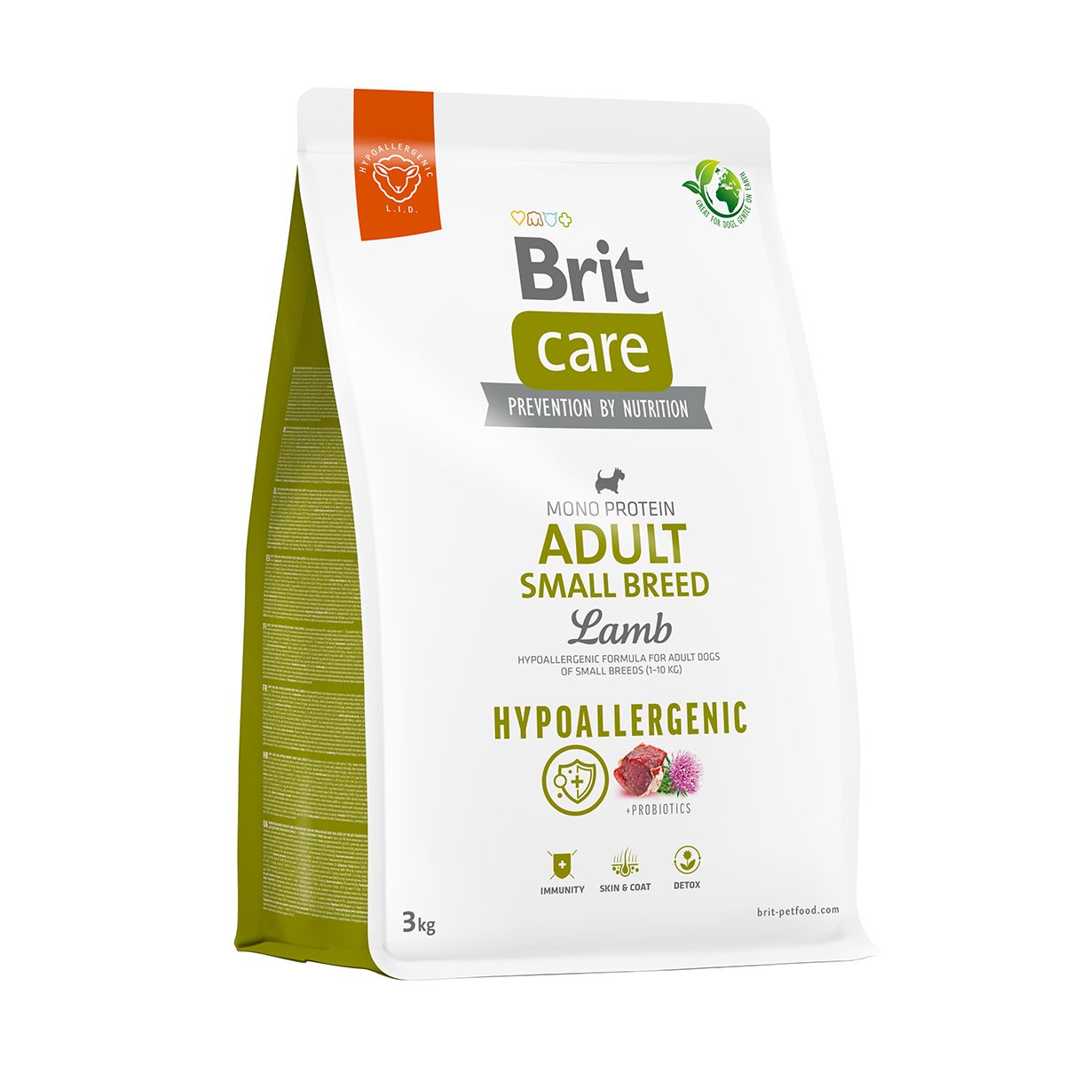 Brit Care Dog Hypoallergenic Adult Small Breed 3kg