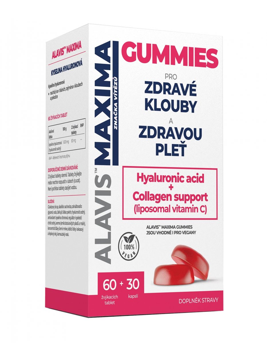 ALAVIS MAXIMA Gummies 60 tablet + 30 kapslí