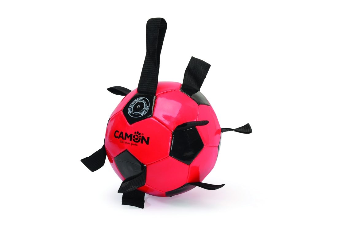 CAMON HRAČKA ČERVENÝ MÍČEK S UCHEM 21 cm