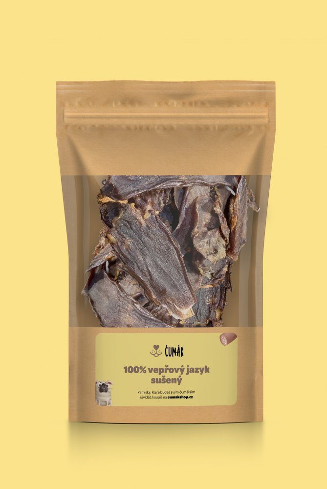 Čumák 100% vepřový jazyk sušený 50 g
