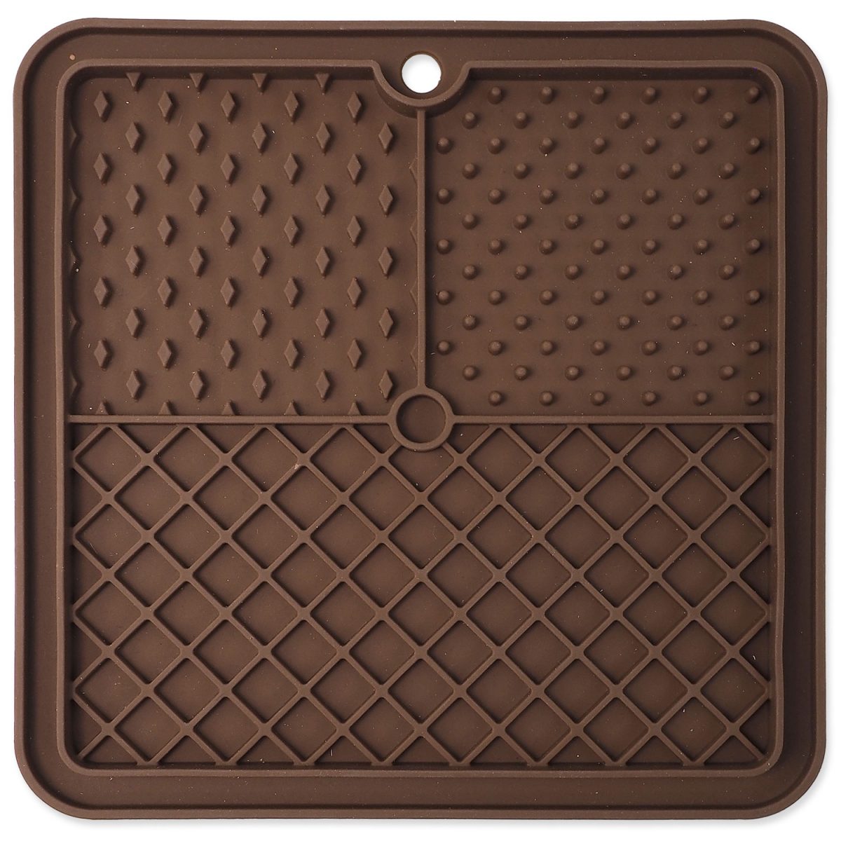 Podložka EPIC PET Lick & Snack lízací čtverec hnědý 20 x 20cm