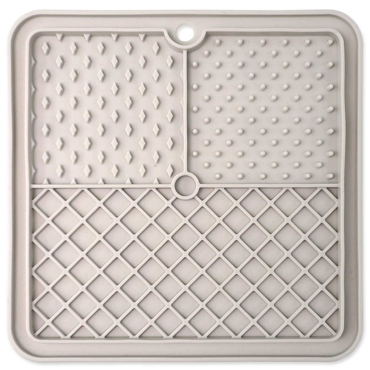 Podložka EPIC PET Lick & Snack lízací čtverec světle šedý 20 x 20cm
