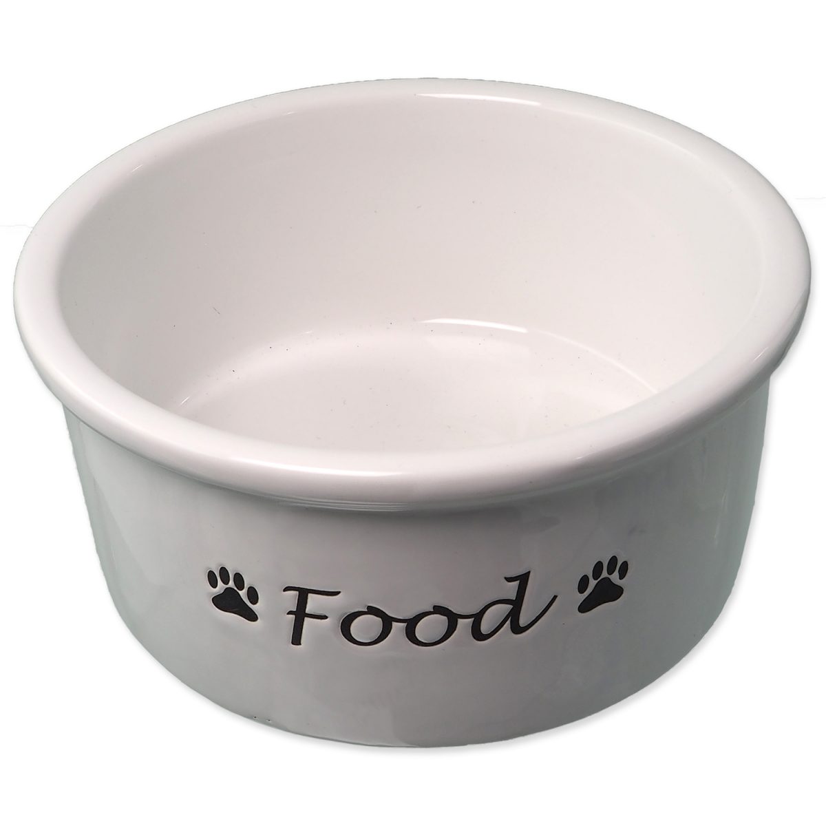 Miska DOG FANTASY keramická bílá Food 15 x 7 cm 600ml