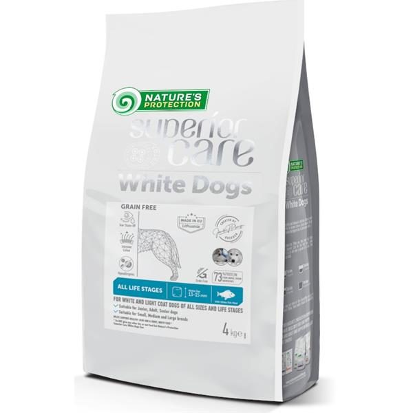 Natures Protection Superior Care Dog Dry White Dogs Grain Free White Fish 4 kg