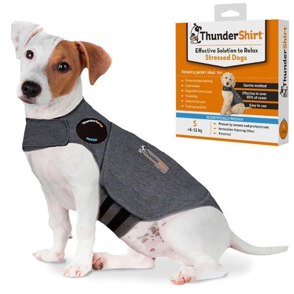 Vesta zklidňující ThunderShirt pro psy šedá S