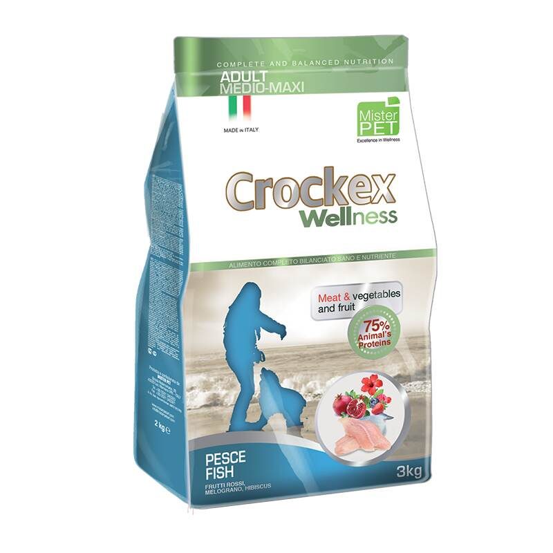 Crockex Wellness Dog Adult Fish and Rice 12 kg