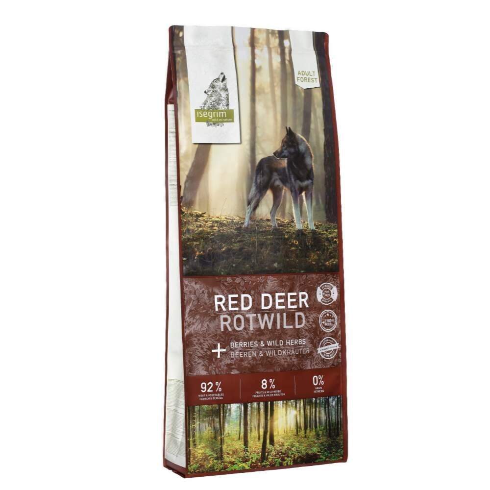 ISE Forest ADULT Red Deer with Berries Grain Free 12 kg