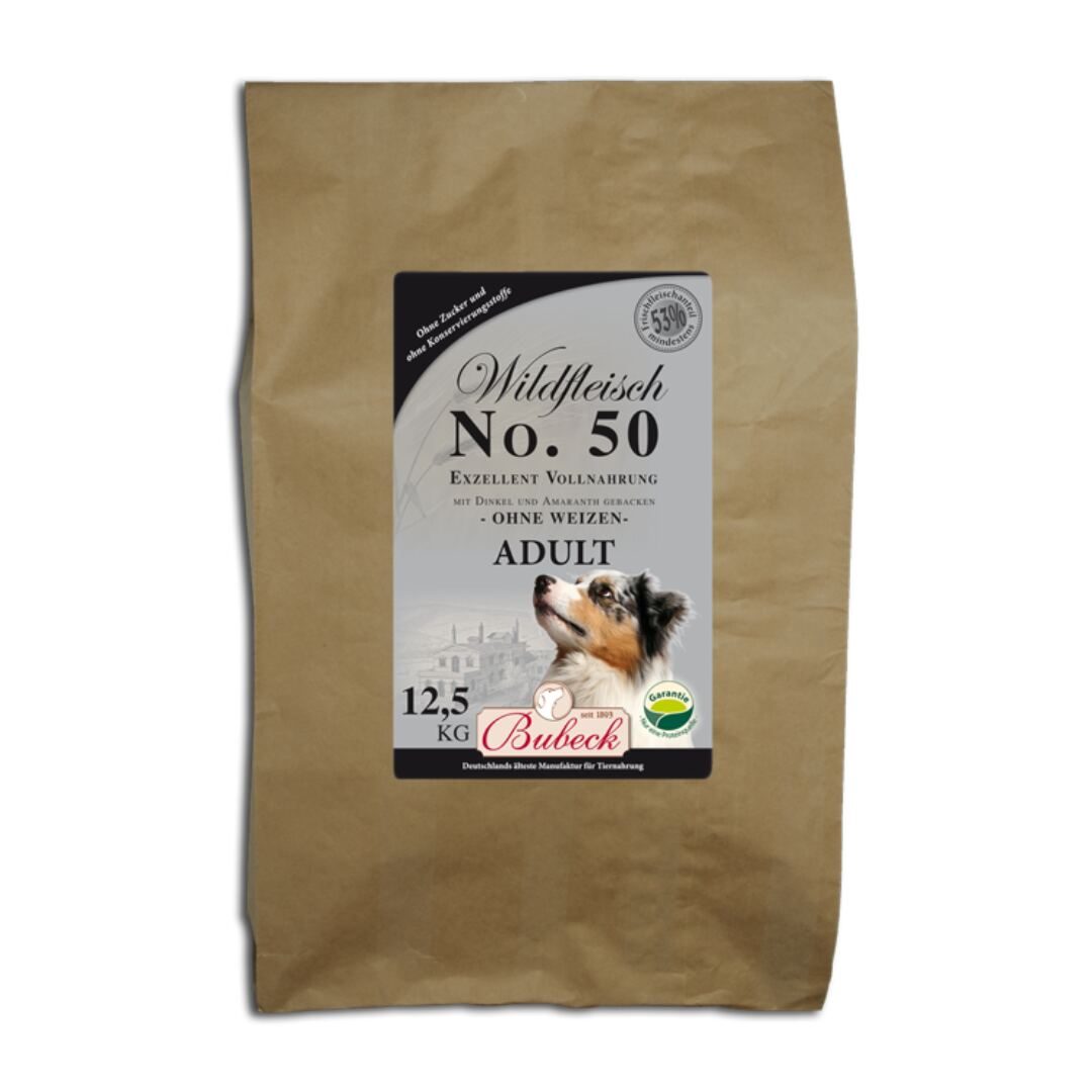 BUBECK No.50 Wildfleisch - weizenfrei 12,5 kg