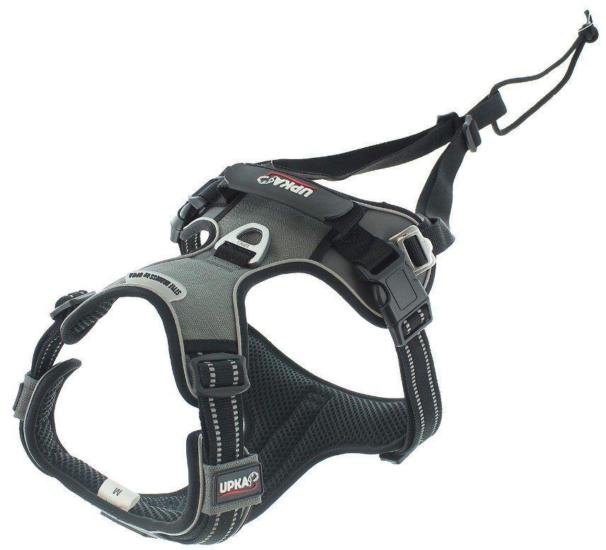 I-Dog Upka Style postroj, šedý M