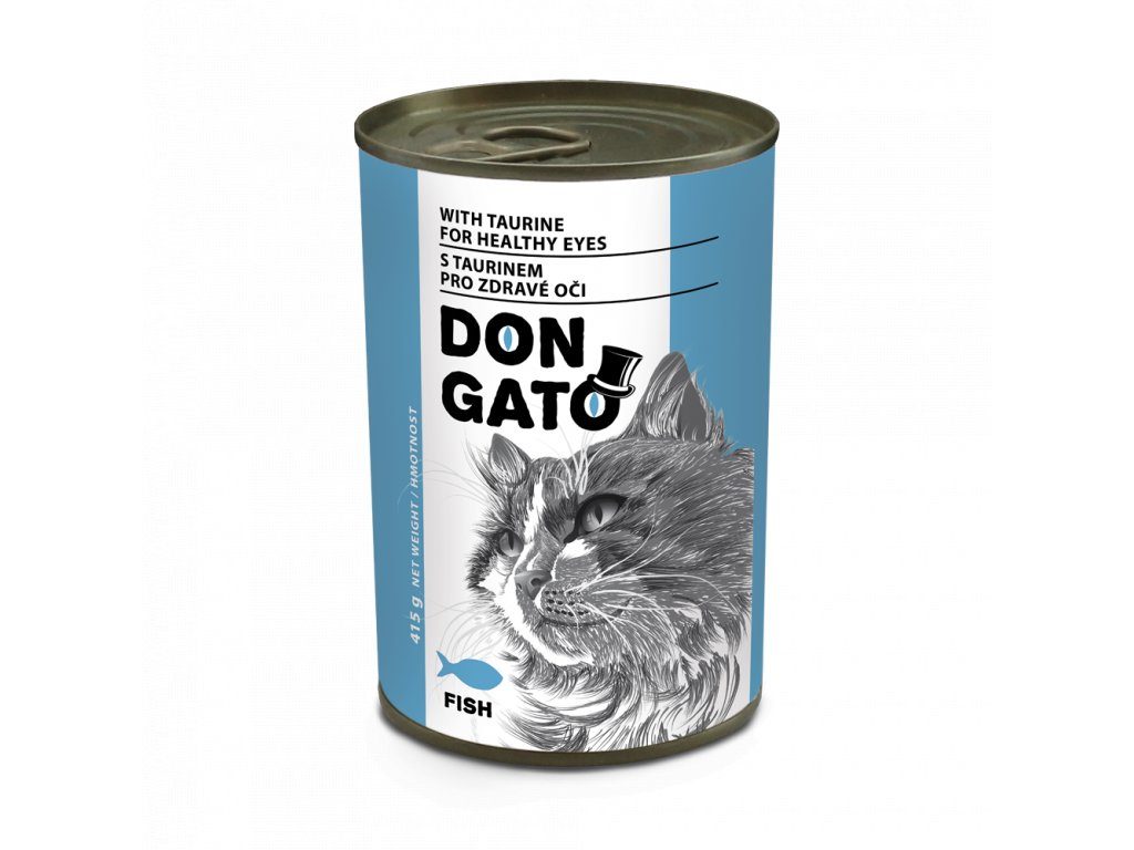 Konzerva DON GATO kočka - ryba 10 x 415g
