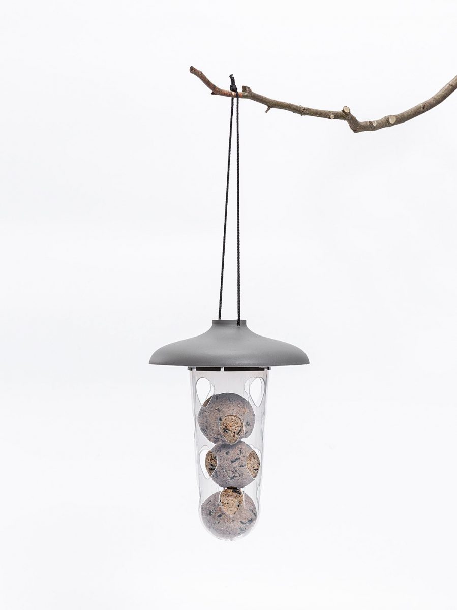 ROBIN - 3v1 krmítko a pítko pro ptáky - antracit