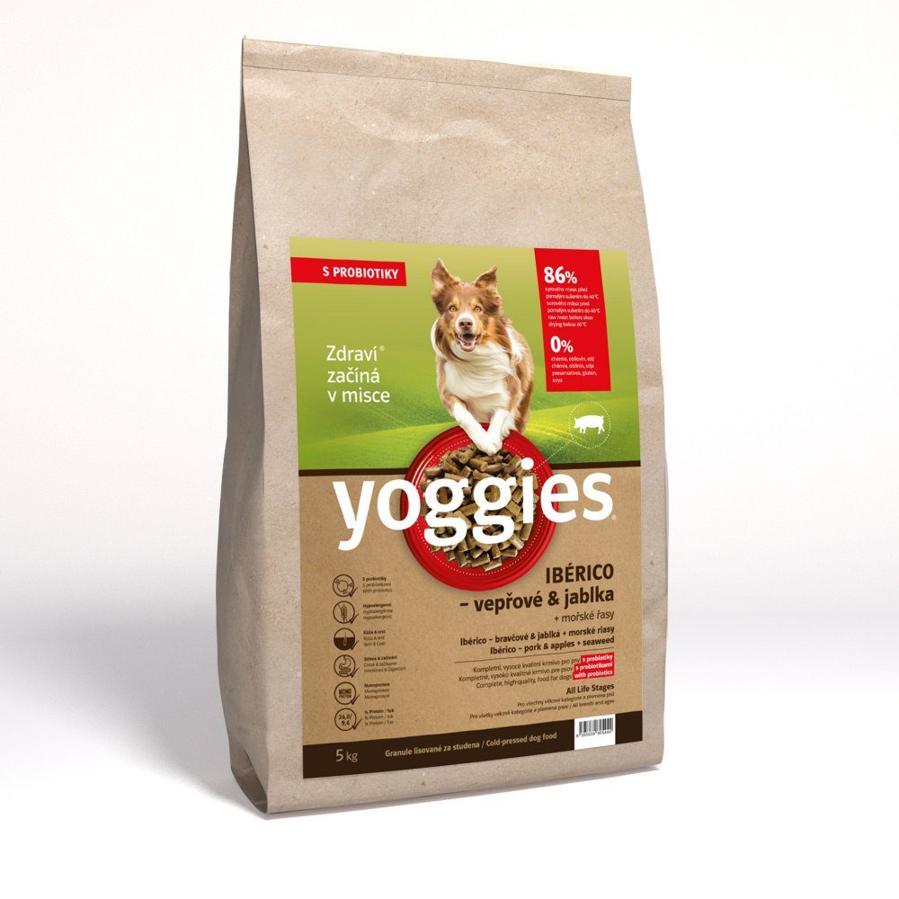 Yoggies Ibérico vepřové maso s jablky 5kg
