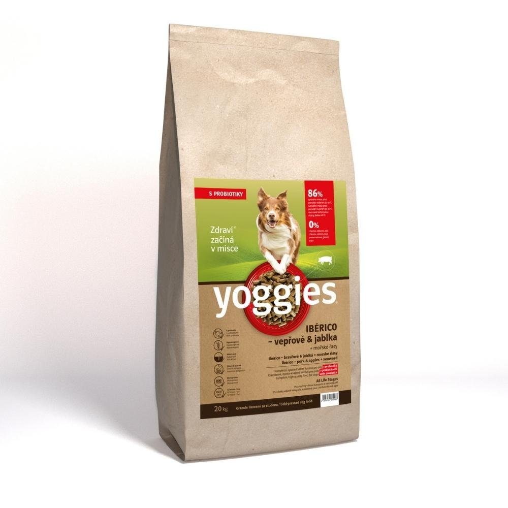 Yoggies MINIGRANULE Ibérico vepřové maso s jablky 20kg