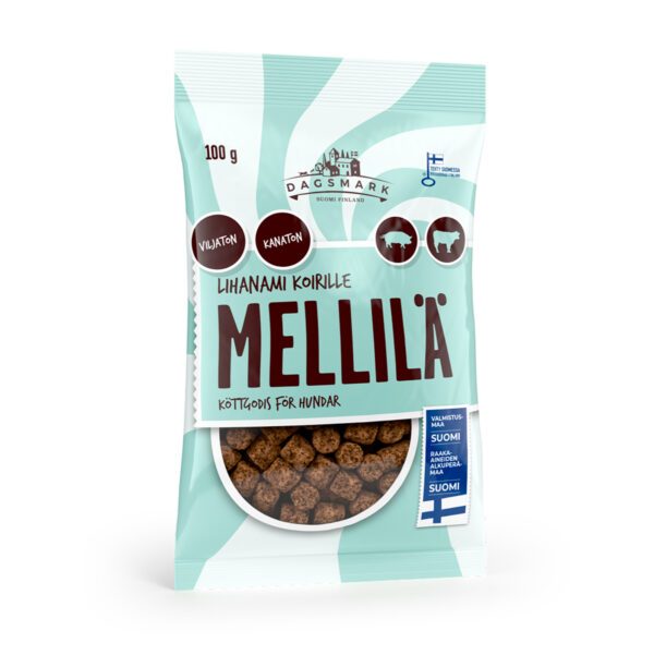 Masové pamlsky MELLILÄ (Hovězí & Vepřové) 100g