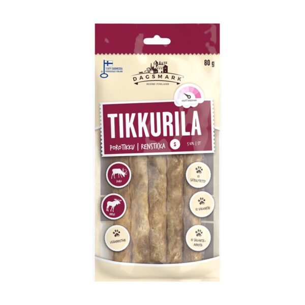 TIKKURILA POROTIKKU - žvýkací tyčinky Sob & Los 80g