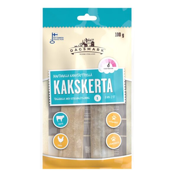 KAKSKERTA žvýkací roláda Hovězí & Kuřecí 100g