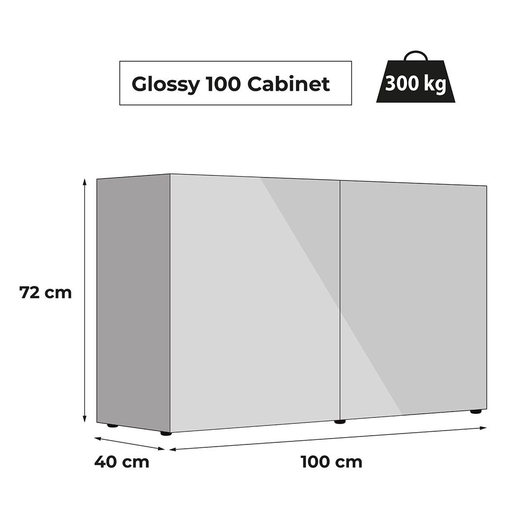 Aquael CABINET GLOSSY WHITE ZD 100