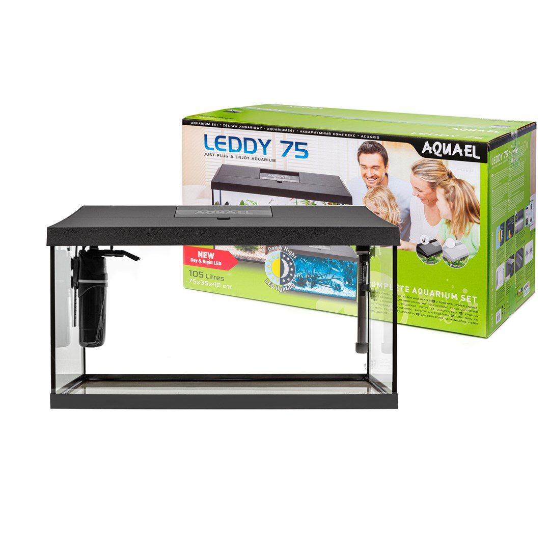 Aquael AQUARIUM LEDDY PLUS 75 D&N black 2.0
