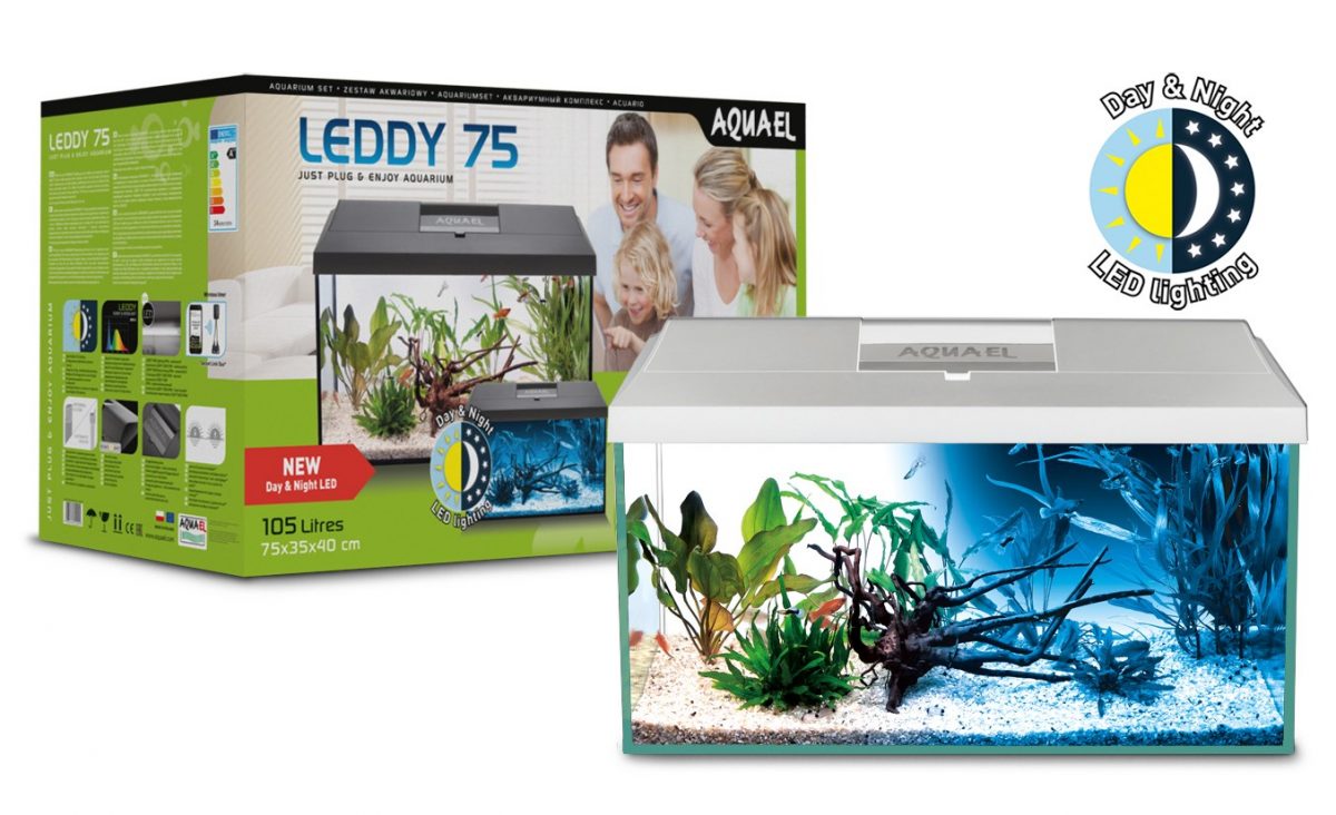Aquael AQUARIUM LEDDY 75 D&N BIOFS white 2.0