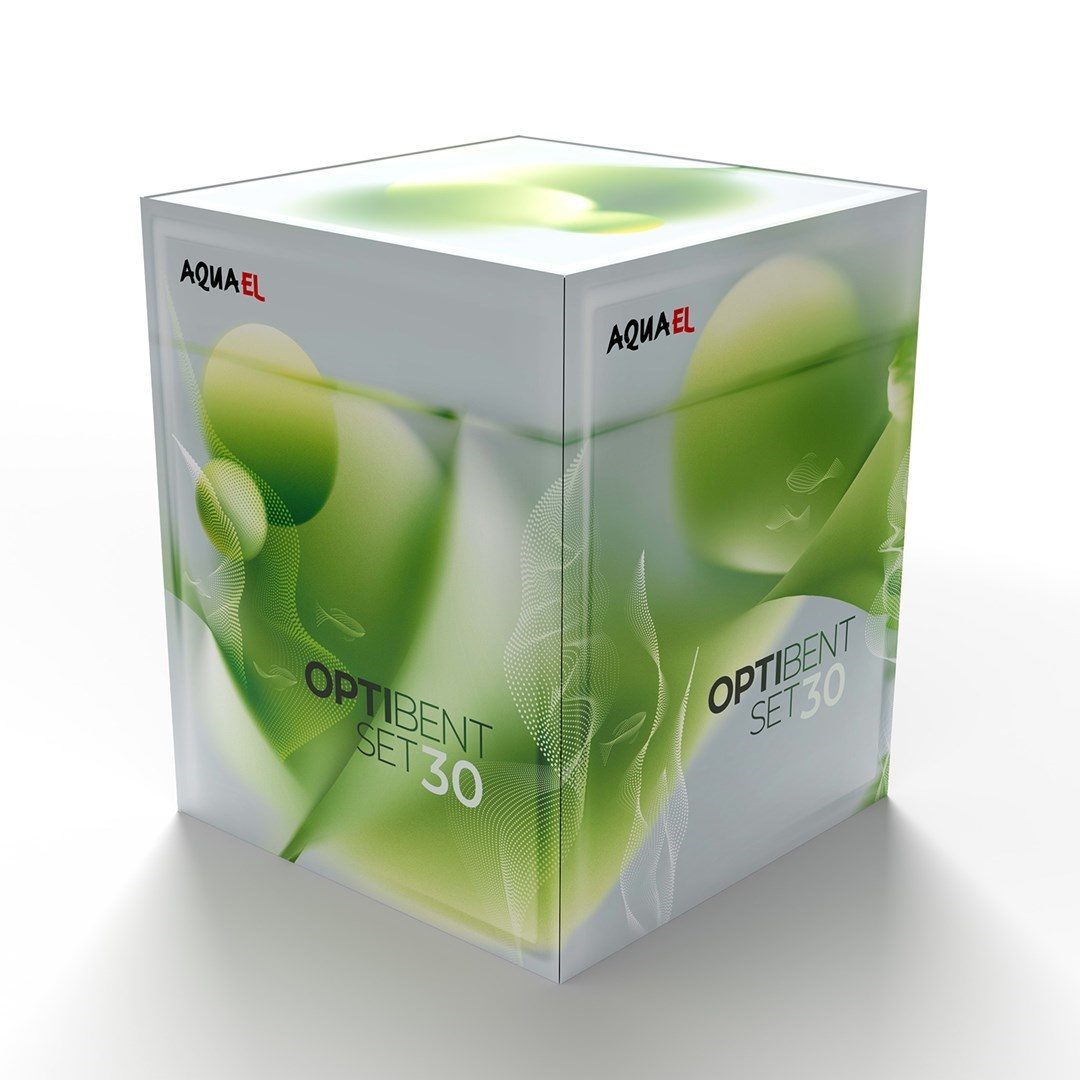Aquael AQUARIUM OPTIBENT BLACK SET 30