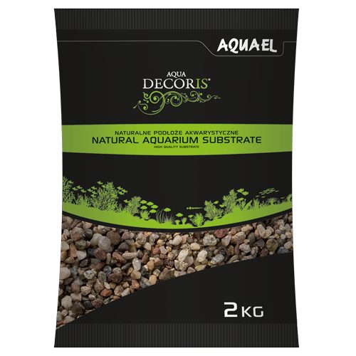 AQUAEL PŘÍRODNÍ VÍCEBAREVNÝ ŠTĚRK 3 - 5 MM 10KG