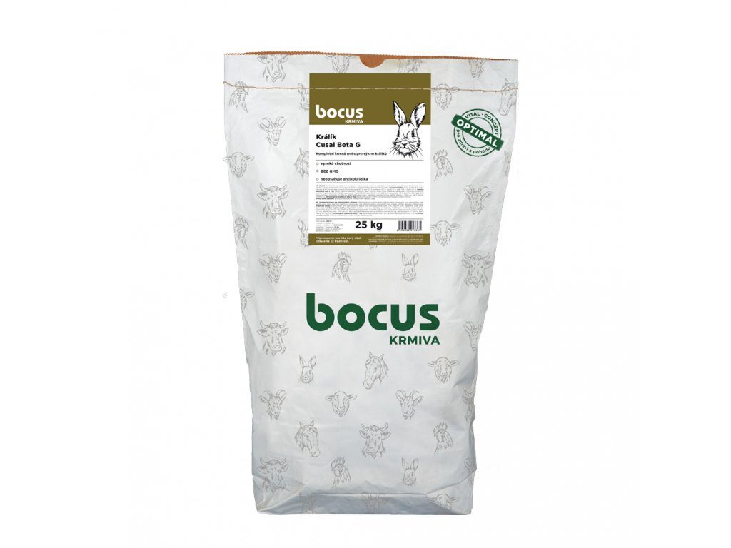 BOCUS Králík Cusal Beta G - 25 kg