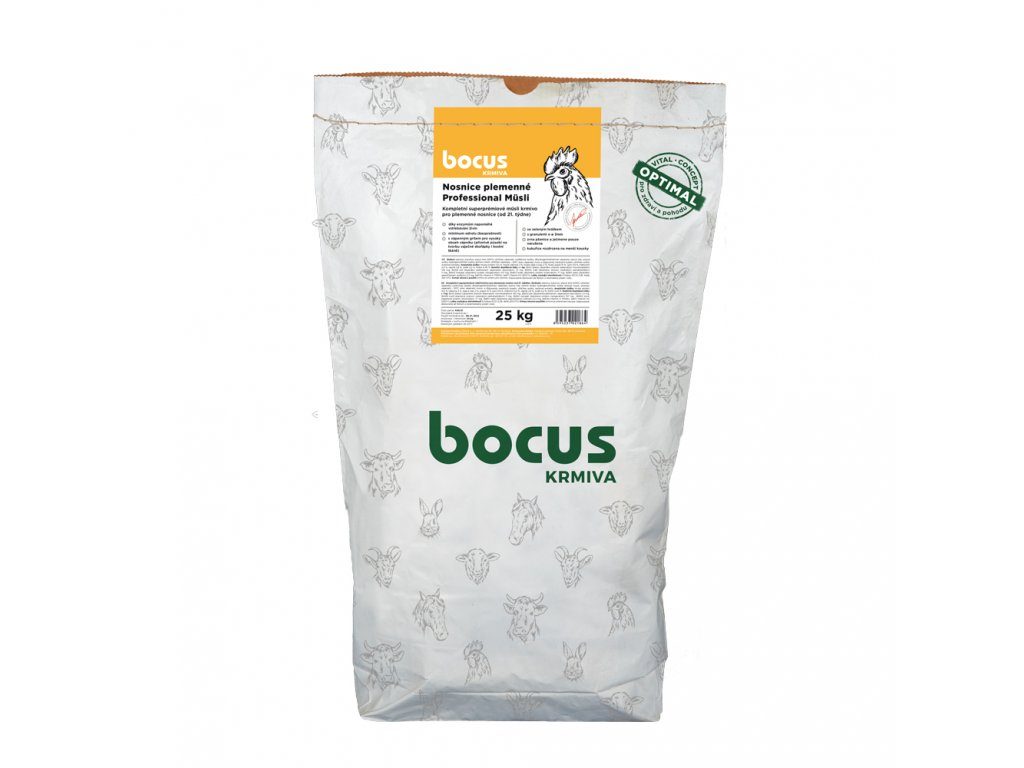 BOCUS Nosnice plemenné Professional Müsli - 25 kg