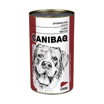 CANIBAQ Classic konz pes játra 1250g