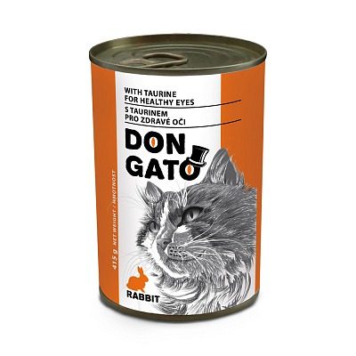 Don Gato kočka králičí 415 g