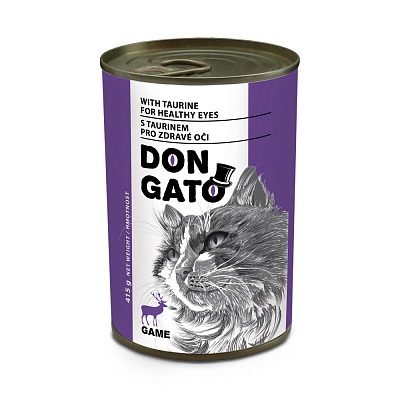 DON GATO konzerva kočka - zvěřina 415g