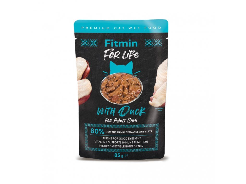 FFL cat pouch adult duck 85g