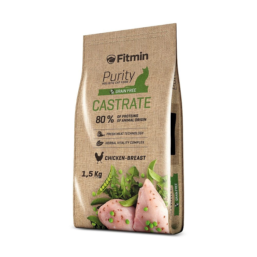 Fitmin Purity Castrate kompletní krmivo pro kočky 1,5 kg