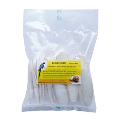 Sépiová kost broušená 10cm (+/-3cm) 20 ks